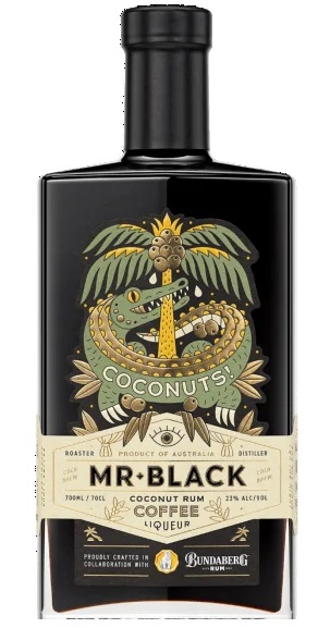 Likér Mr Black Coconut Rum Coffee 23% 0,7 l (holá láhev)