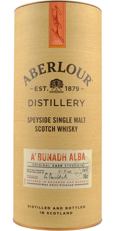 Aberlour Abunadh Alba Batch 008 60,1% 0,7l (tuba)