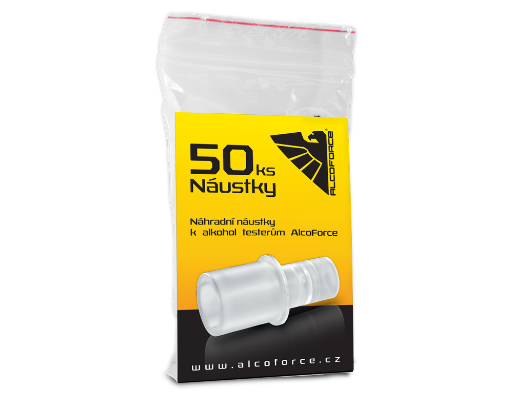 Náhradní náustky k testerům AlcoForce a GTX - balení 50 ks