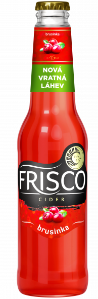 Frisco Brusinka 0,33l (holá láhev)