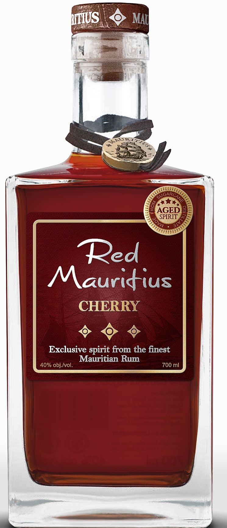 Mauritius Red Cherry Cask 0,7l 40% (holá láhev)