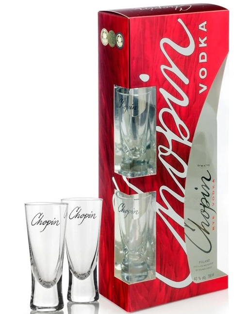 Chopin Rye + 2 skla 40% 0,7l