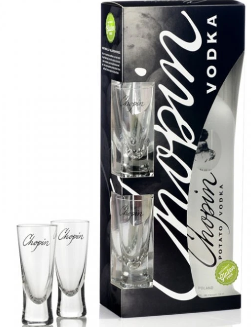 Chopin Potato + 2 skla 40% 0,7l