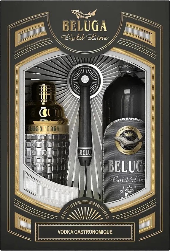 Beluga Gold + Shaker 40% 0,7l