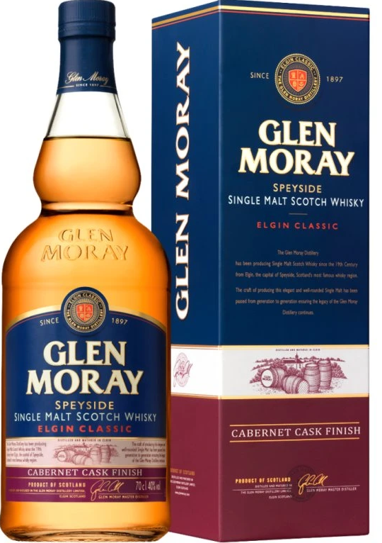 Glen Moray Cabernet Cask Finish 40% 0,7l