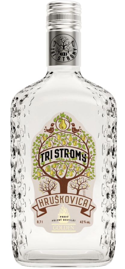 Hruškovica TRI STROMY 42% 0.7L (holá láhev)
