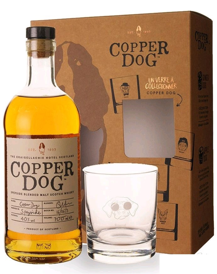 Copper Dog + 1 sklo 40% 0,7l