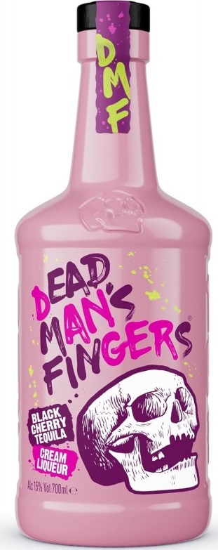 Dead Mans Finger Black Cherry Tequila 15% 0,7l (holá láhev)