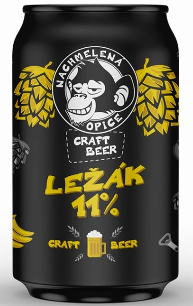 Nachmelená Opice Ležák 11% 0,33l