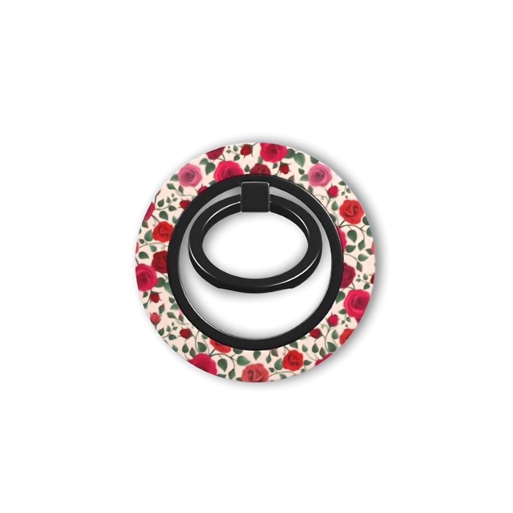 Magnetický džiak magsafe ring holder pre iPhone vintage roses 1