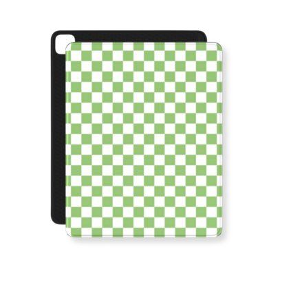 Púzdro na iPad Pistachio checkerboard 1