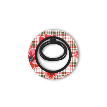 Magnetický džiak magsafe ring holder pre iPhone Blooming checks 1