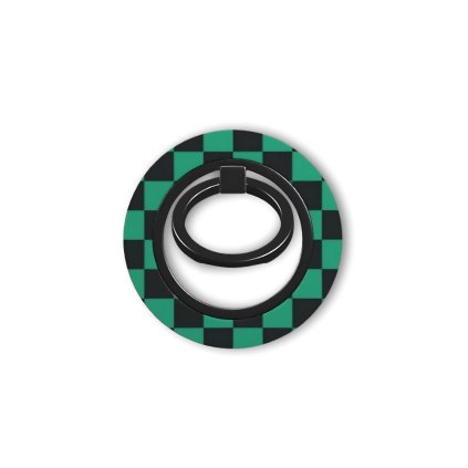 Magnetický džiak magsafe ring holder pre iPhone Green grid 1