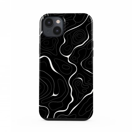Kryt na iPhone 12 Pro Max - Monochrome map