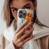 Kryt na iPhone - Paper flowers