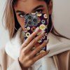 Kryt na iPhone - Midnight flowers