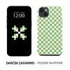 Kryt na iPhone - Pistachio checkerboard