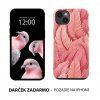 Kryt na iPhone - Peachy feathers