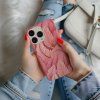Kryt na iPhone - Peachy feathers