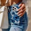 Kryt na iPhone - Flowery blue