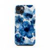 Kryt na iPhone - Flowery blue