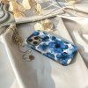 Kryt na iPhone - Flowery blue
