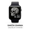 Digitálny ciferník na Apple Watch zdarma ROSES AND SKULLS