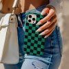 Kryt na iPhone - Green grid