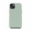 Kryt na iPhone - Green chevron