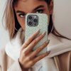 Kryt na iPhone - Green chevron