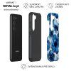 Flowery blue obal na mobil 2