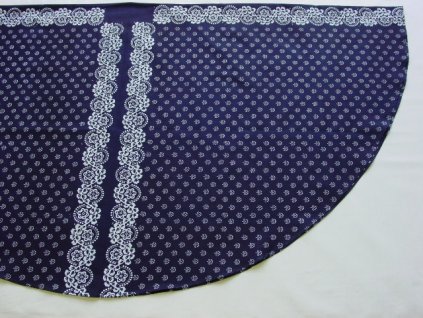 Modrotiskový ubrus kulatý ø 150 cm 1