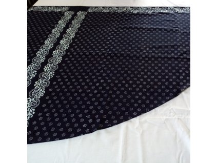 Modrotiskový ubrus kulatý ø 180 cm 2