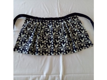 Modrotisková dětská zástěra do pasu 1