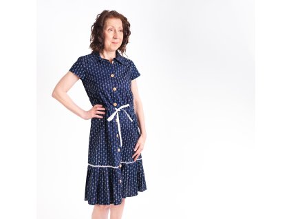 Dámské šaty s mašličkou