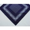 Modrotiskový ubrus čtverec 95 x 95 cm 2