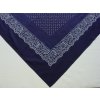 Modrotiskový ubrus čtverec 125 x 125 cm 5