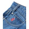Logo Denim Jeans Washed Indigo 4