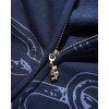 Chain Zip Thru Hood Navy 3