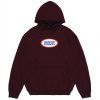QS OVAL PULLOVER BURGUNDY HOODIE