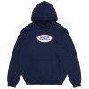 QS OVAL PULLOVER NAVY HOODIE