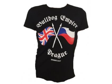 tričko dámské Bulldog Empire Prague černé