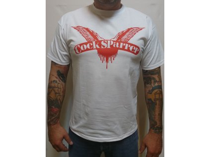 Triko Cock Sparrer white