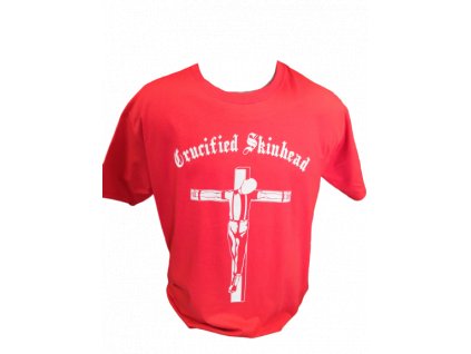 triko Crucified Skinhead RED