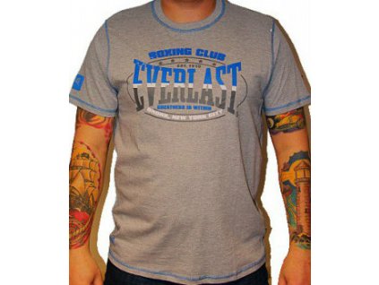 Triko Everlast grey / blue sign