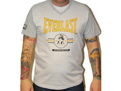 Triko Everlast grey / yelllow sign
