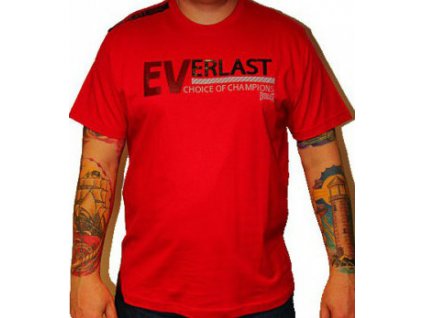 Triko Everlast red / black sign