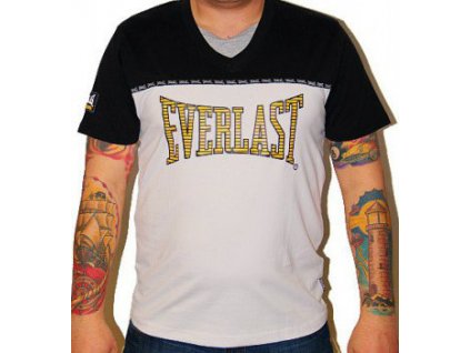 Triko Everlast white / black