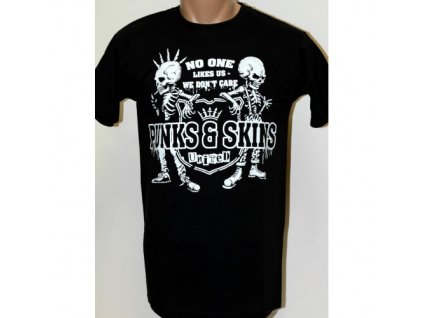 Triko Punks and Skins United black