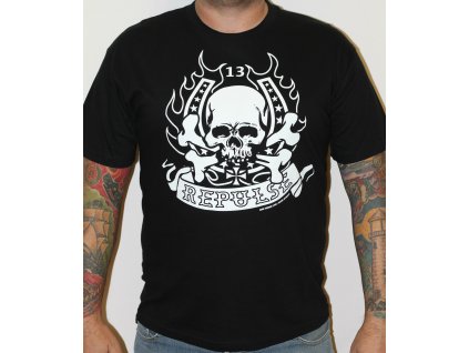 triko Repulse  black & skull